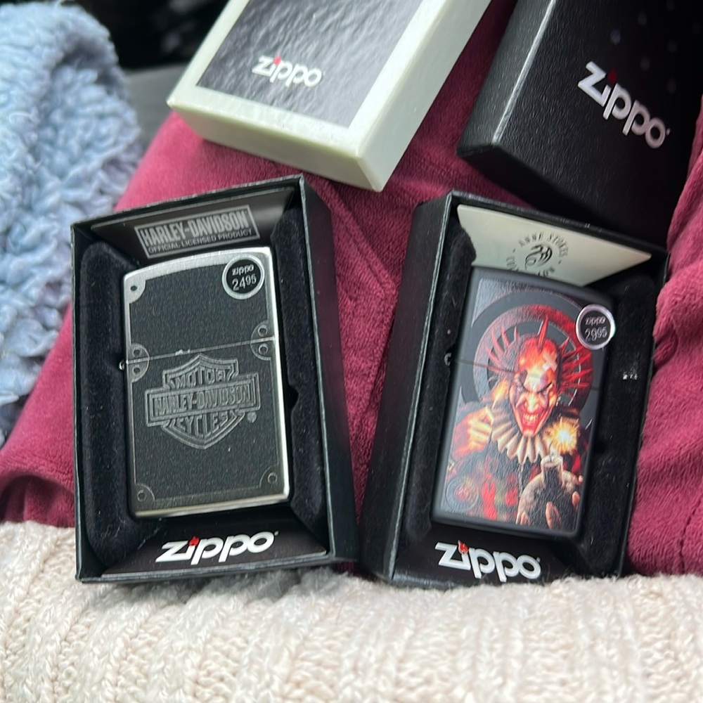 Brand new zippo lighters